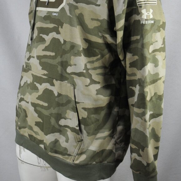Under Armour UFL Freedom Hoodie 2XL Loose fit Official Merchandise Camo NWT - Picture 6 of 7